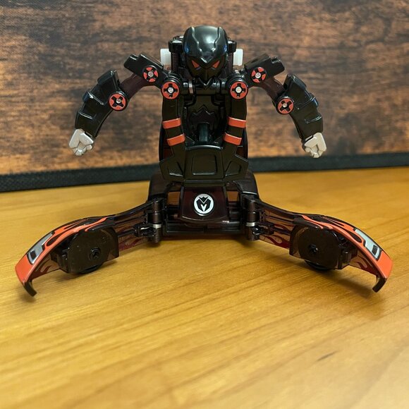 Black Mecard Tanatos Deluxe Mecardimal Figure Car Transformer Style (SKU: 75TO) - Picture 1 of 6